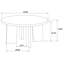 Ensemble de deux tables basses et d'appoint rondes Strouse en noyer foncé-1107408116-1107465503