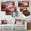 «Autumn Red Barn Breeze II» - reproduction d'art murale grange-106108579-106108586