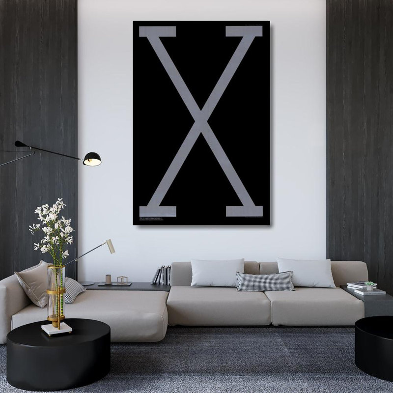 Malcolm X, 48" H x 32" W