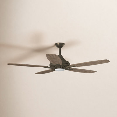 52" Dyno 5 - Blade Standard Ceiling Fan with Remote Control and Light Kit Included