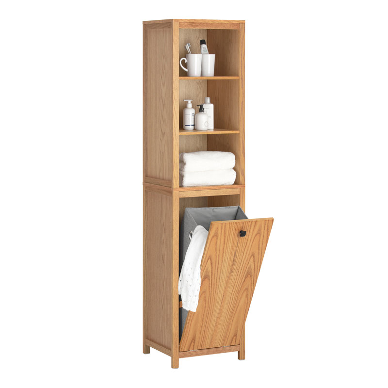 Komar Freestanding Linen Cabinet, Natural