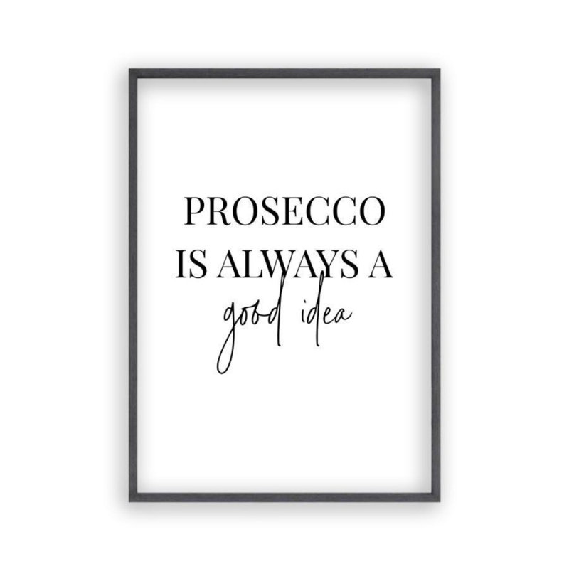 Print, Black Oak Frame, 31 cm H x 22 cm W