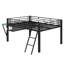 Lit mezzanine avec bureau Gaming, DEL