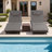 Boho Upholstered Rattan Lounge Chair Deep Seating Wicker Accent Chair with Thick Cushions & Sturdy Frame-419483972