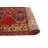 One-of-a-Kind 4'1" x 10'2" New Age Runner Wool Area Rug in Ivory and Red