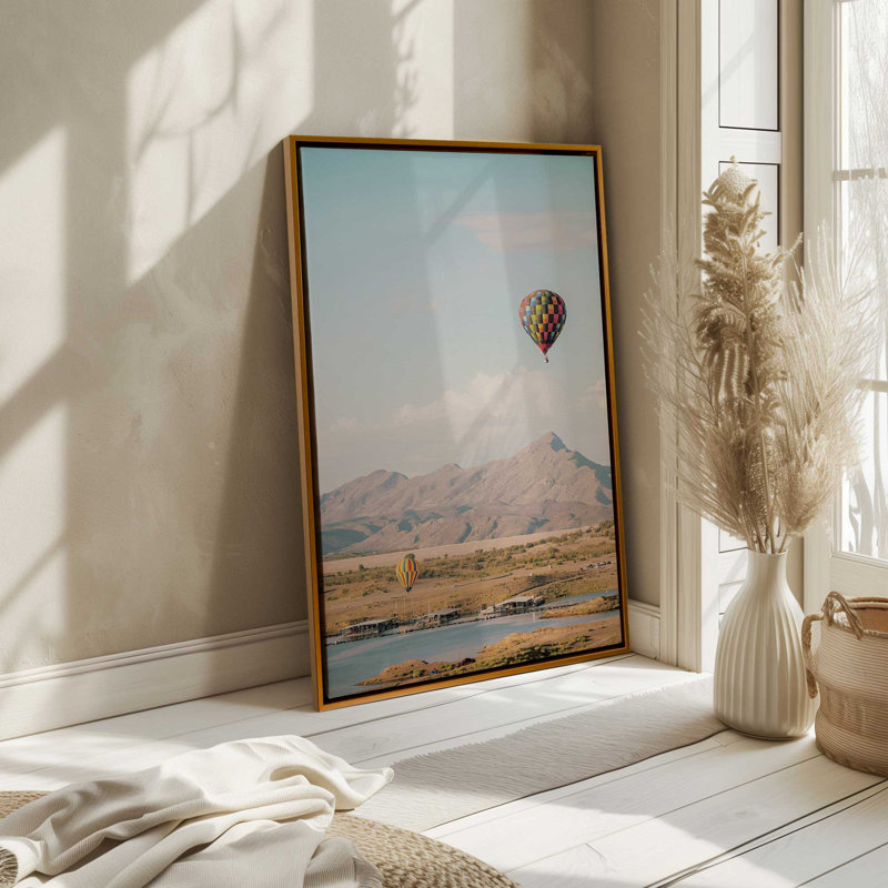 Floating Dreams Rolled Canvas Print, Satin Black Floater Framed, 36.75" H x 24.75" W x 1.75" D
