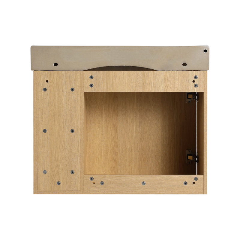 Meuble-lavabo flottant 28 "Slimbay (RTA), Beige, 28"