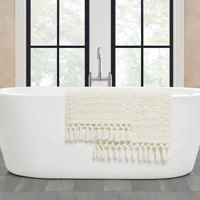 French Connection Dekker 100% Cotton Bath Rug Set