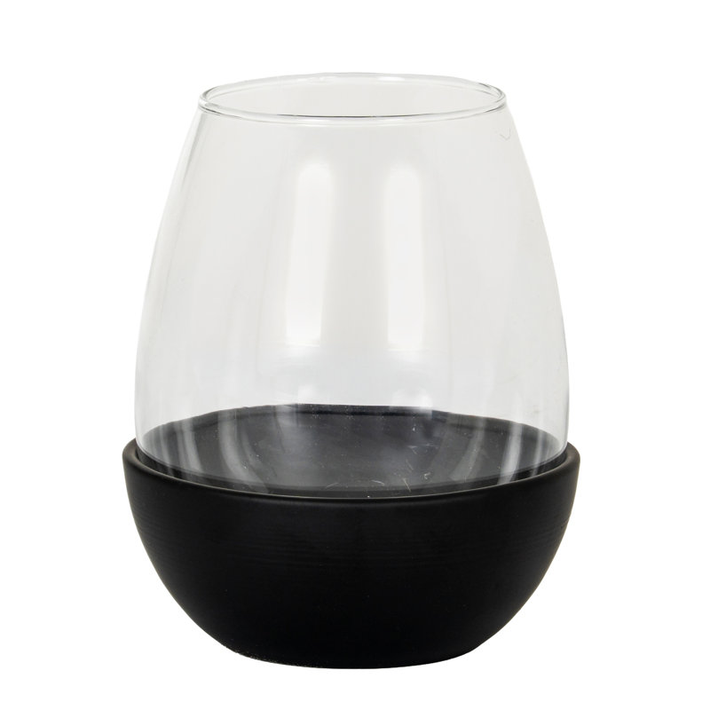 Andrian Glass Candle Accessories, 14cm H x 11cm W x 11cm D