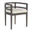 Santa Barbara Aluminum Patio Dining Armchair with Cushion-83260015-83260018