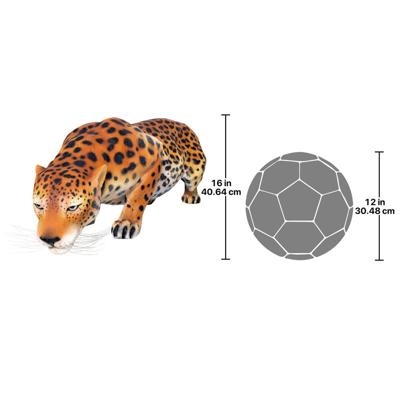 Prowling Spotted Jaguar Statue