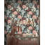 Papier peint floral amovible double rouleau mural adhésif