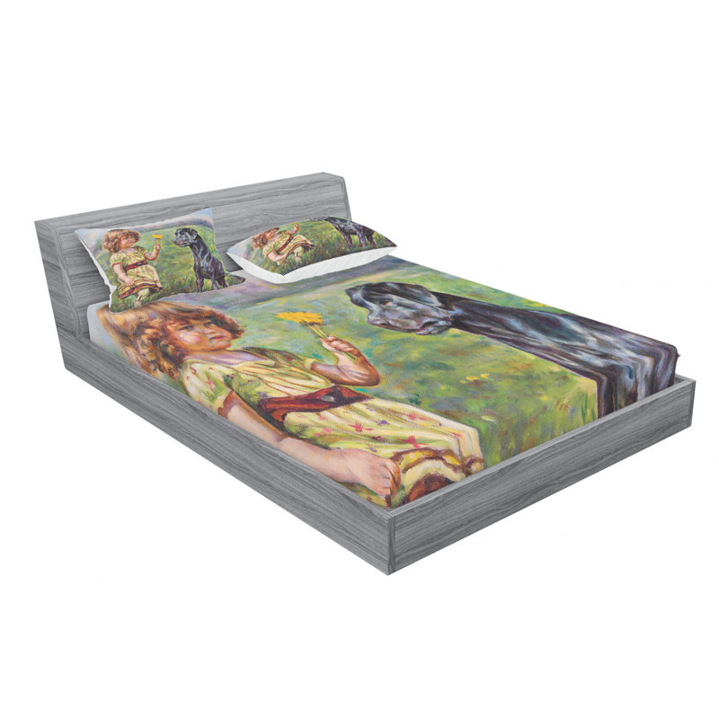 Microfiber Sheet Set, Full Sheet Set with Fitted Sheet