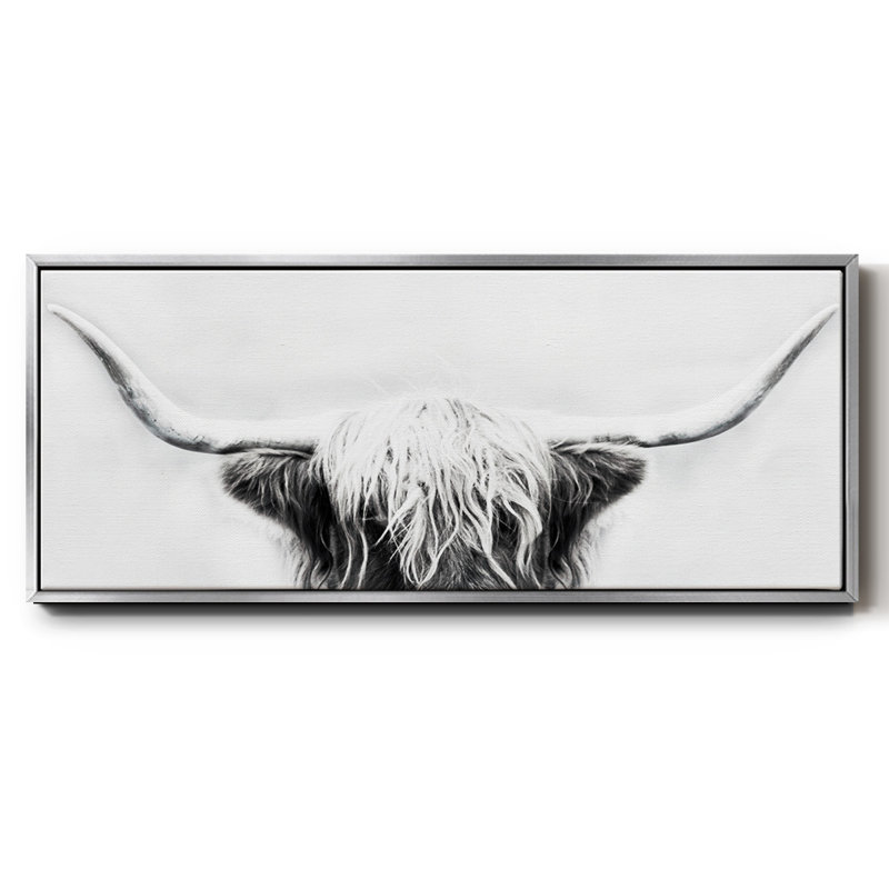 Longhorn- Framed Canvas