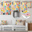 Pépinière, motif animalier coloré I - Art mural en métal pour chambre de bébé-101153743