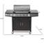 COSMOGRILL Deluxe 4+1 Gas Burner Grill Barbecue incl. Side Burner