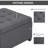 Tufted Storage Ottoman Bench, Dark Grey-555353314
