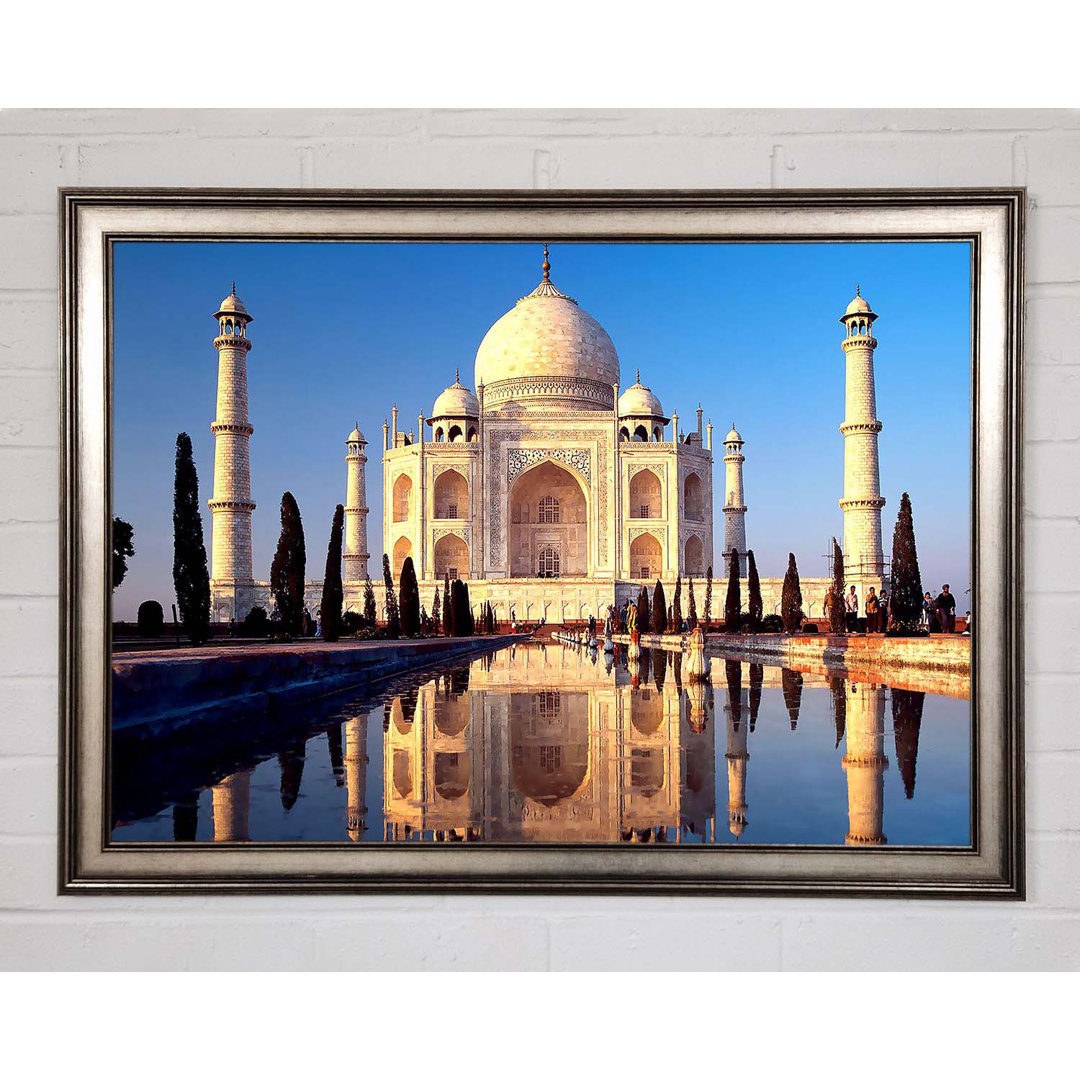 Taj Mahal Agra Indien - Einzelner Bilderrahmen Kunstdrucke