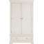 Adaleya 2 Door 1 Drawer Wardrobe-1214912571
