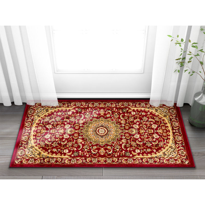Runner Oriental Synthetic Area Rug, Runner 67 x 120cm