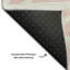 Tapis géométrique de qualité supérieure lavable à la machine Cossette AMF1040-133712897