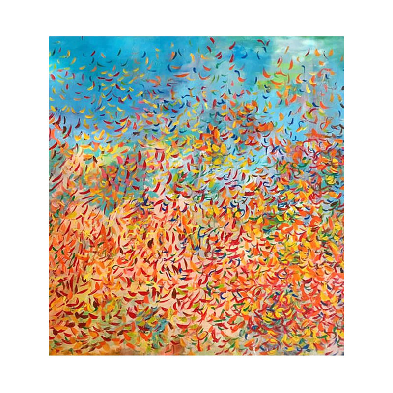 Flottant libre | Peinture acrylique sur toile | Shelja Garg