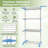 Metal + Plastic Foldable Gullwing Drying Rack