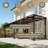 Aoxun 20’x10’ Gazebo Wall Mounted Gazebos Pergola-119238906