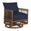 Newport Swivel Patio Chair with Cushions-83260303-97429402