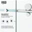 Elan E-Class 56-60" W x 66" H Sliding Frameless Tub Door with 3/8" Clear Glass-1034680084