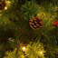 Arbre de Noël vert pin cachemire avec lumières DEL-77494024