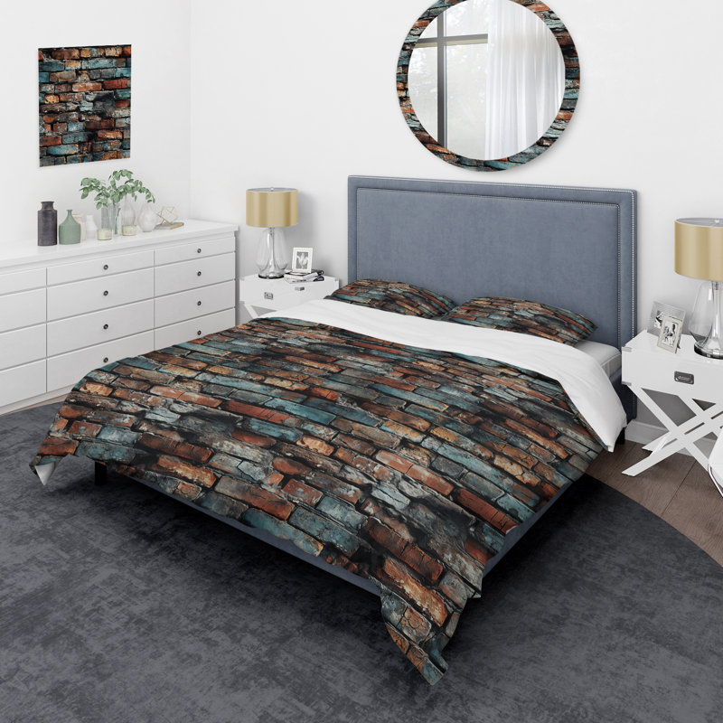 Ensemble de housse de couette Vintage Industrial Essence - microfibre de polyester