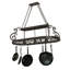 Neo Steel Handcrafted Oval Hanging Pot Rack
