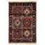 Lesieli Cotton Oriental Area Rug in Red