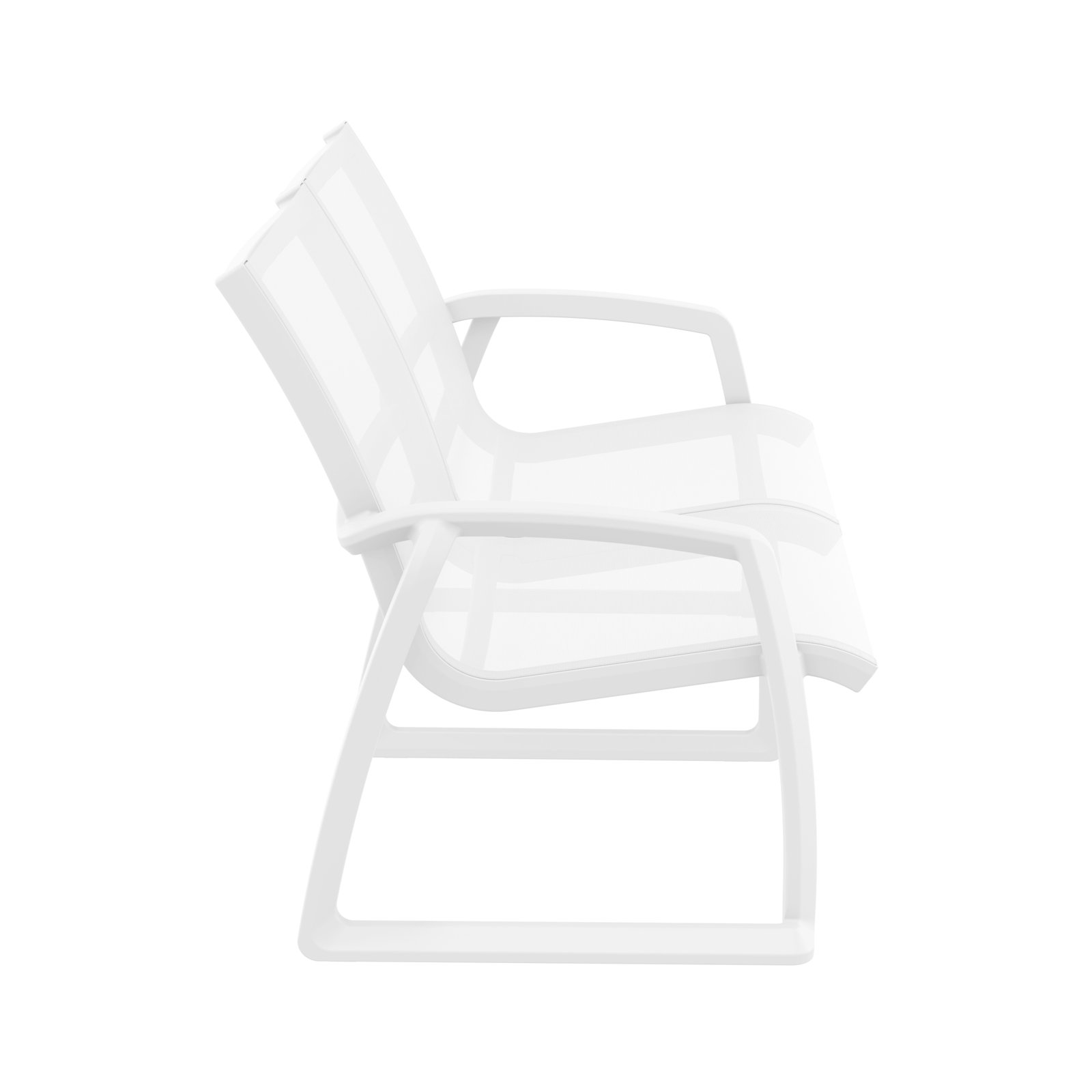 Farrah 53'' Wide Rectangle Loveseat, White