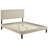 Virginia Platform Bed with Squared Tapered Legs-27773077-27773078