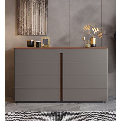 Bedroom Tv Cabinet Modern Home Saddle Leather Storage Cabinet Bed End Storage Bucket Solid Wood Dining Cabinet