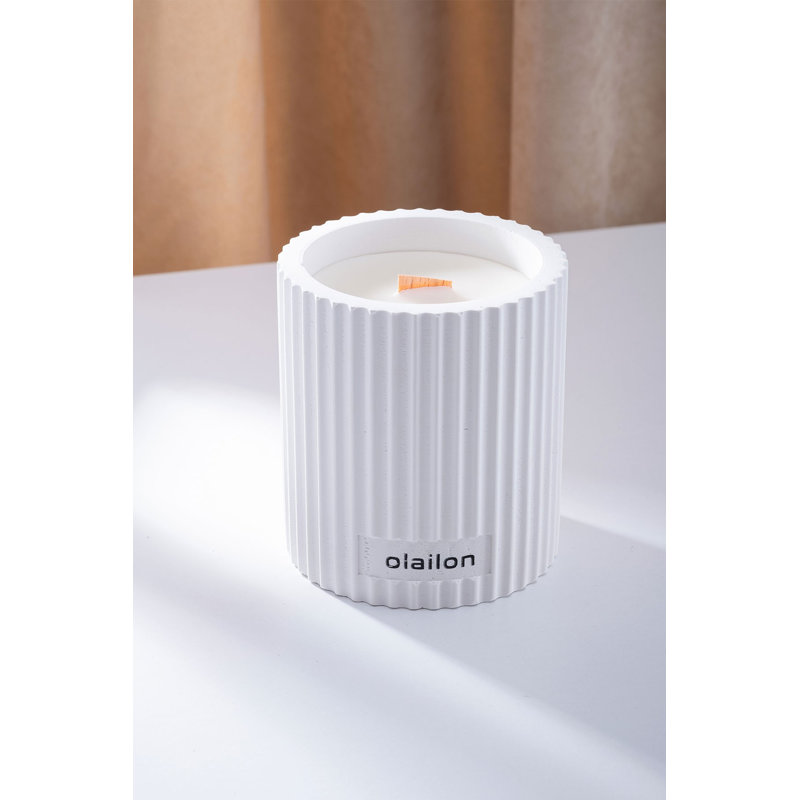 Candly Scented Tumbler Candle with Concrete Holder