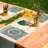 Polyester Abstract Rectangle Placemat