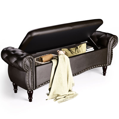 Banc et repose-pieds Tolkyn de 51,5 po de longueur