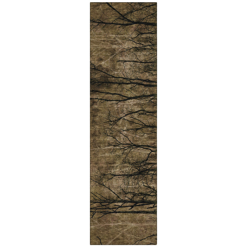 Xhevrie Floral Indoor / Outdoor Rug, Runner 2'3" x 7'6"