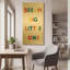 «Dream Big Little One Bright» par Ann Kelle, art mural en métal doré, 24 po x 48 po-133651480
