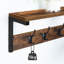 Charmayne Steel 7 - Hook Wall Mounted Coat Rack