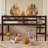 Full Wood Loft Bed With Ladder, Espresso-176708877-177008301