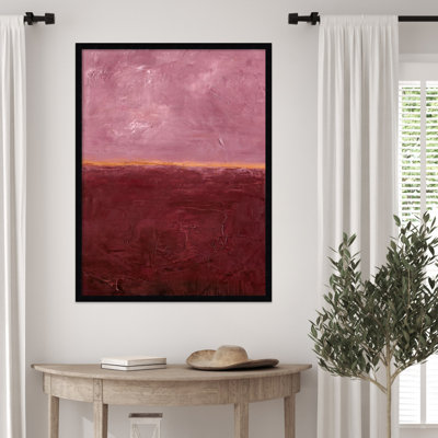 «Edge Rose» par Design Fabrikken, impression sur bois encadrée