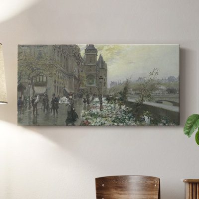 Série paysage - DCL XXXII - Toile tendue avec châssis - Prêt à accrocher