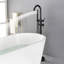 Robinet de baignoire sur pattes à poignée simple-62156309