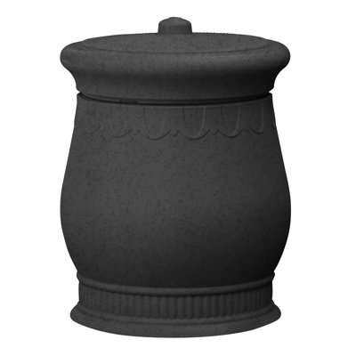 Savannah Plastic Manual Lift Outdoor Trash & Recycling Bin - 30 Gallons
