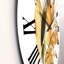 Robin des bois et fleurs d'automne - Horloge murale traditionnelle-60327030