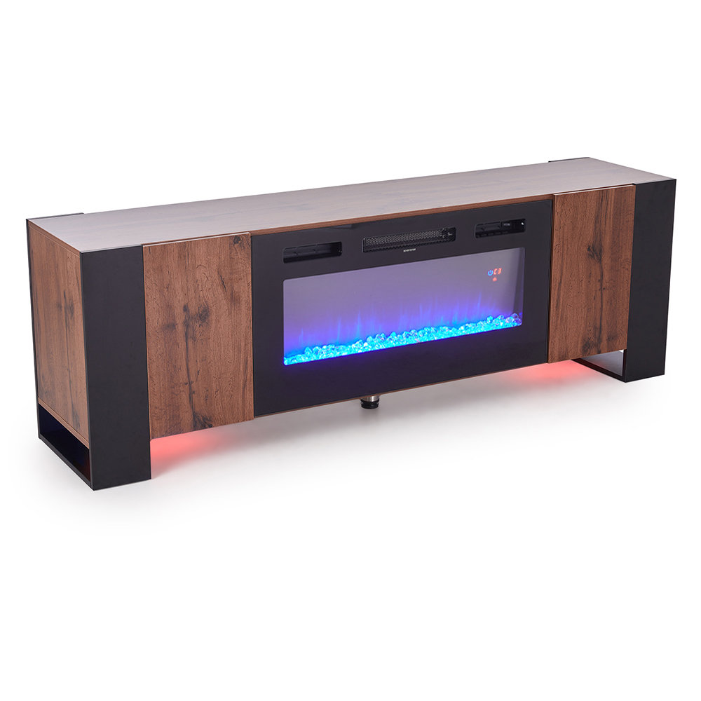 Metro Lane 178cm W Electric Fireplace with 5120 BTU